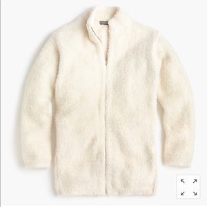 J.Crew Point Sur Fuzzy Cardigan Jacket